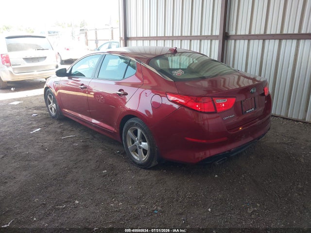 2015 Kia Optima Lx მანქანა იყიდება აუქციონზე, vin: 5XXGM4A76FG519888, აუქციონის ნომერი: 45580534