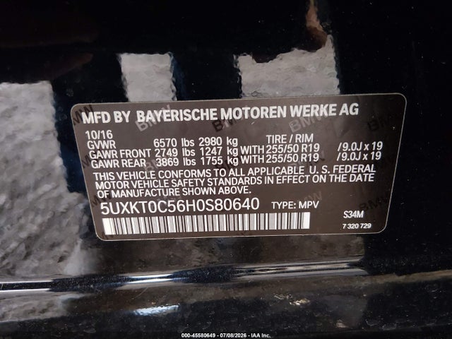 BMW X5 Edrive Xdrive40e Iperformance 2017 5UXKT0C56H0S80640 Image 9