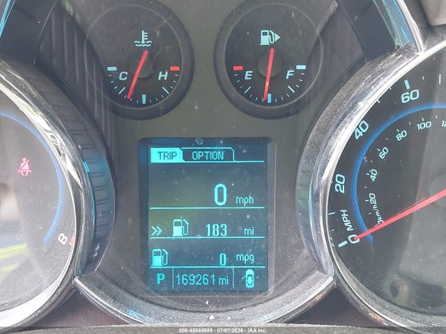 45580689 :رقم المزاد ، 1G1PE5SB6D7177668 vin ، 2013 Chevrolet Cruze 2lt Auto مزاد بيع