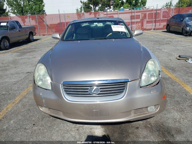 45580705 :رقم المزاد ، JTHFN48Y520019030 vin ، 2002 Lexus Sc 430 مزاد بيع