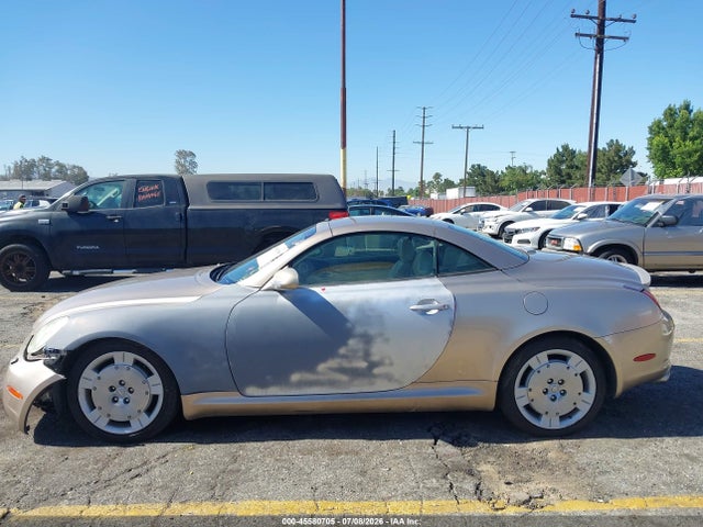 45580705 :رقم المزاد ، JTHFN48Y520019030 vin ، 2002 Lexus Sc 430 مزاد بيع