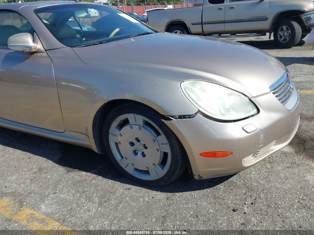 45580705 :رقم المزاد ، JTHFN48Y520019030 vin ، 2002 Lexus Sc 430 مزاد بيع