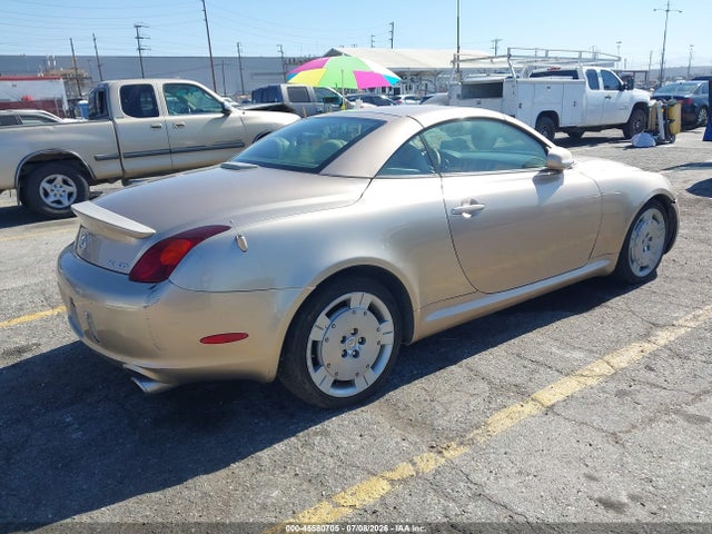 45580705 :رقم المزاد ، JTHFN48Y520019030 vin ، 2002 Lexus Sc 430 مزاد بيع