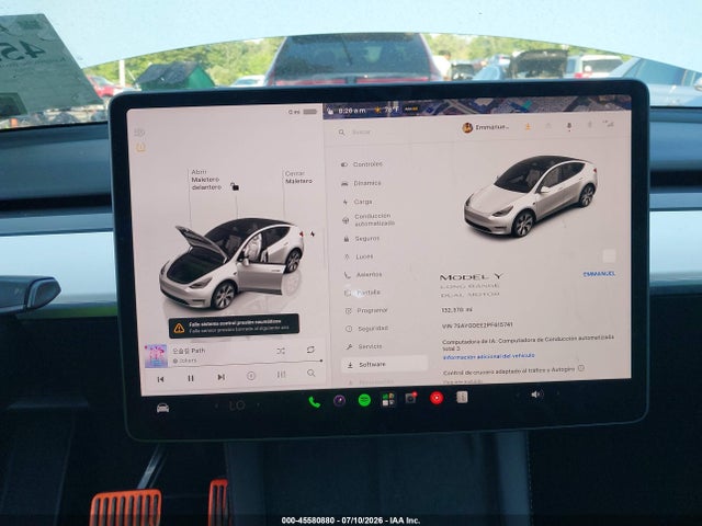 Продаж на аукціоні авто 2023 Tesla Model Y Awd/long Range Dual Motor All-wheel Drive, vin: 7SAYGDEE2PF615741, номер лоту: 45580880