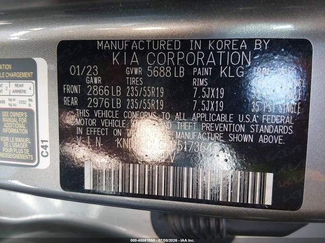 KNDRHDLG7P5173642 KIA Sorento Hybrid Ex