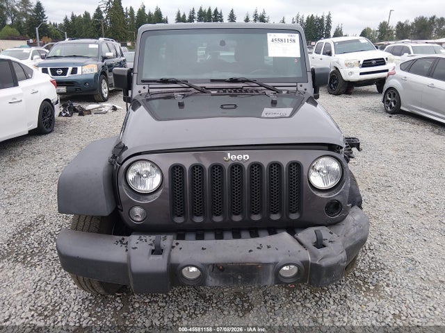 Aukcja sprzedaży 2017 Jeep Wrangler Unlimited Sport, vin: 1C4BJWDGXHL622910, numer aukcji: 45581158