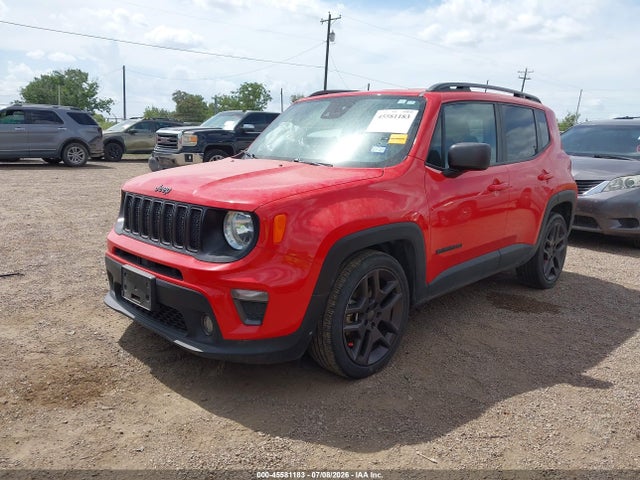 2021 Jeep Renegade Latitude Fwd მანქანა იყიდება აუქციონზე, vin: ZACNJCBB4MPM94945, აუქციონის ნომერი: 45581183