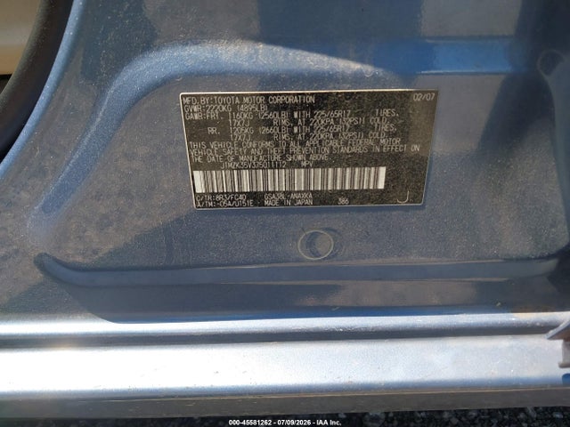 Aukcja sprzedaży 2007 Toyota Rav4 Base V6 (a5), vin: JTMZK35V375011112, numer aukcji: 45581262