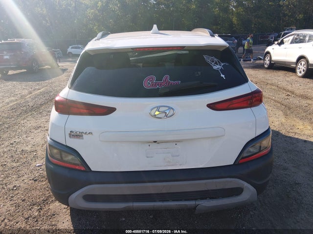 2022 Hyundai Kona Sel მანქანა იყიდება აუქციონზე, vin: KM8K62AB1NU859872, აუქციონის ნომერი: 45581716