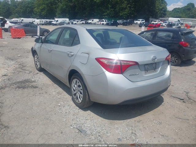 Продажа на аукционе авто 2018 Toyota Corolla Le, vin: 5YFBURHE6JP852524, номер лота: 45581738