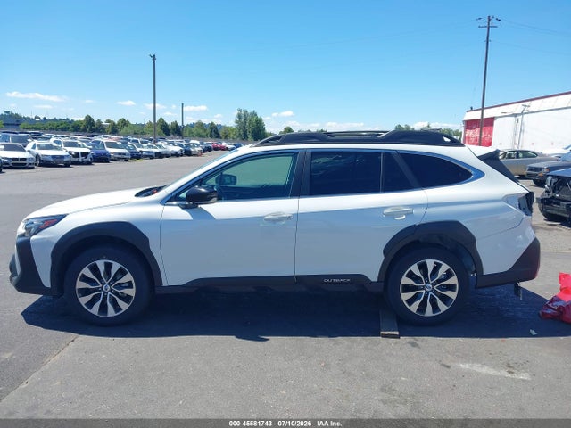 Aukcja sprzedaży 2024 Subaru Outback Limited, vin: 4S4BTANC6R3244378, numer aukcji: 45581743