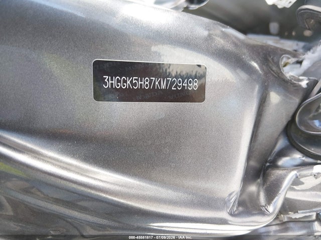 3HGGK5H87KM729498 Honda FIT EX