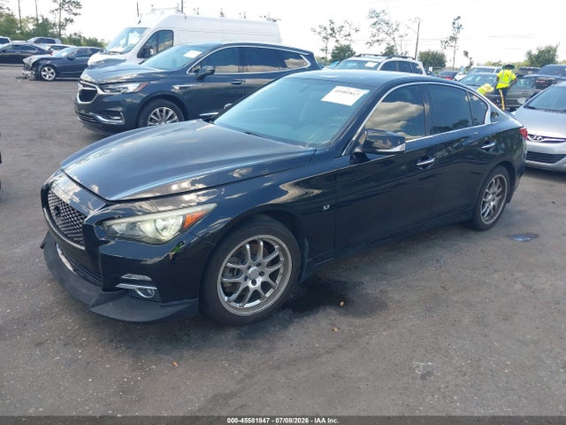 45581847 :رقم المزاد ، JN1BV7AP4FM339881 vin ، 2015 Infiniti Q50 Premium مزاد بيع