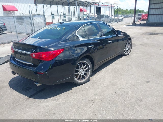 45581847 :رقم المزاد ، JN1BV7AP4FM339881 vin ، 2015 Infiniti Q50 Premium مزاد بيع