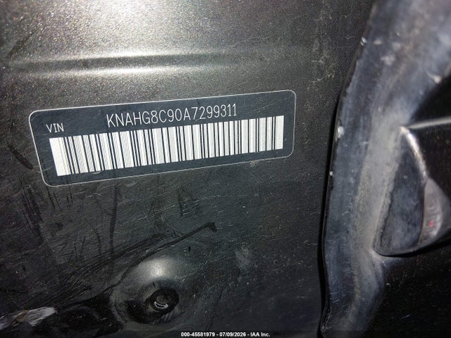 Aukcja sprzedaży 2010 Kia Rondo Lx, vin: KNAHG8C90A7299311, numer aukcji: 45581979