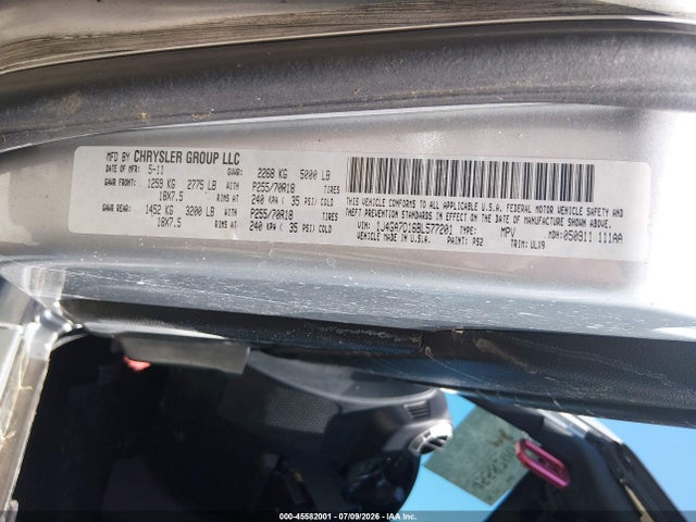 45582001 :رقم المزاد ، 1J4GA7D16BL577201 vin ، 2011 Jeep Wrangler 70th Anniversary مزاد بيع
