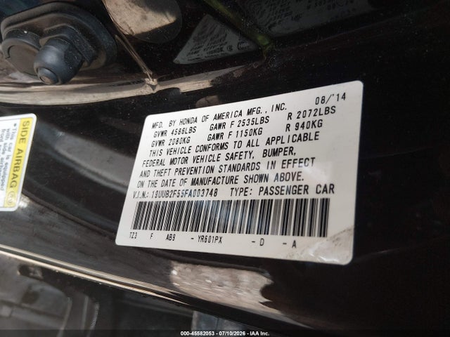 Продаж на аукціоні авто 2015 Acura Tlx V6 Tech, vin: 19UUB2F55FA003748, номер лоту: 45582053