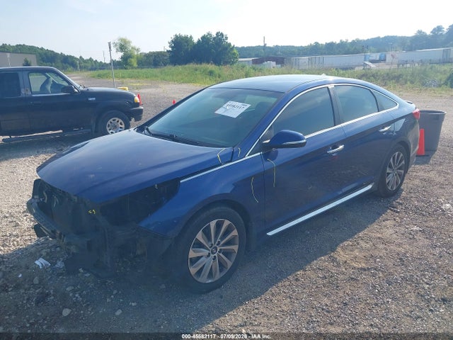 2015 Hyundai Sonata Sport მანქანა იყიდება აუქციონზე, vin: 5NPE34AF8FH131020, აუქციონის ნომერი: 45582117