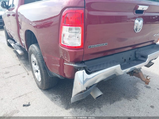 45582174 :رقم المزاد ، 1C6SRFBT8KN914065 vin ، 2019 Ram 1500 Big Horn/lone Star  4x4 6'4 Box مزاد بيع