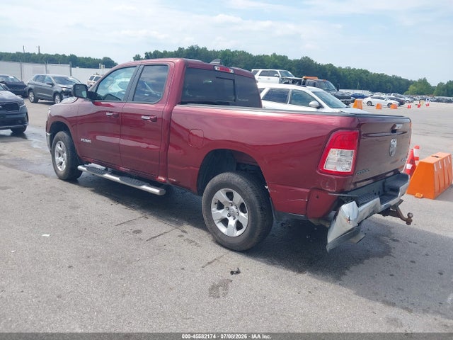 45582174 :رقم المزاد ، 1C6SRFBT8KN914065 vin ، 2019 Ram 1500 Big Horn/lone Star  4x4 6'4 Box مزاد بيع