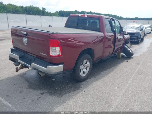 45582174 :رقم المزاد ، 1C6SRFBT8KN914065 vin ، 2019 Ram 1500 Big Horn/lone Star  4x4 6'4 Box مزاد بيع