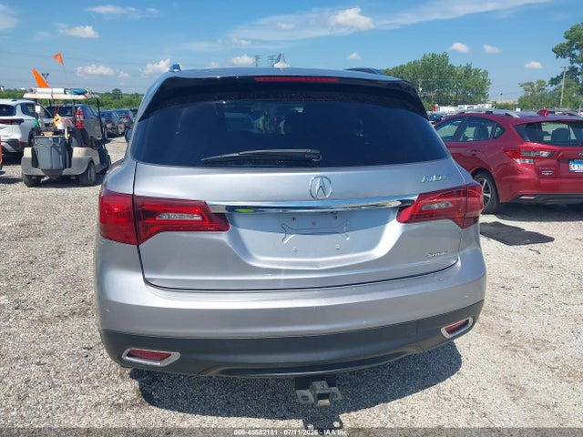 45582181 :رقم المزاد ، 5FRYD4H47GB032413 vin ، 2016 Acura Mdx Technology   Acurawatch Plus Packages/technology Package مزاد بيع