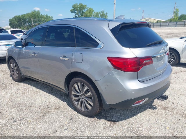 45582181 :رقم المزاد ، 5FRYD4H47GB032413 vin ، 2016 Acura Mdx Technology   Acurawatch Plus Packages/technology Package مزاد بيع