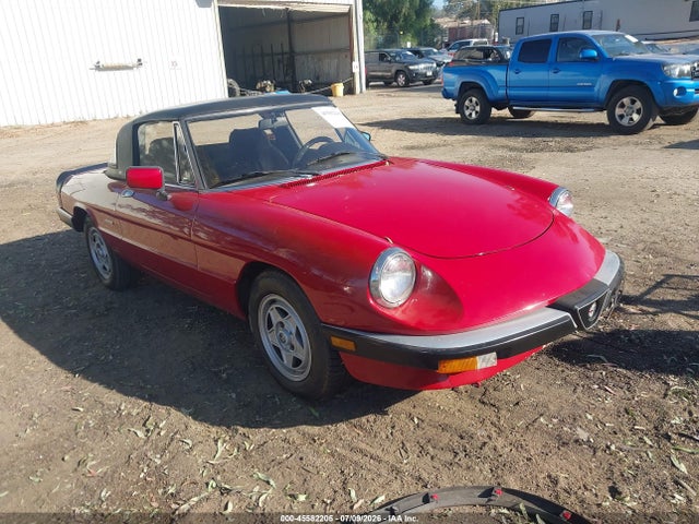 45582205 :رقم المزاد ، ZARBA5410G1038294 vin ، 1986 Alfa Romeo Veloce 2000 Spider مزاد بيع