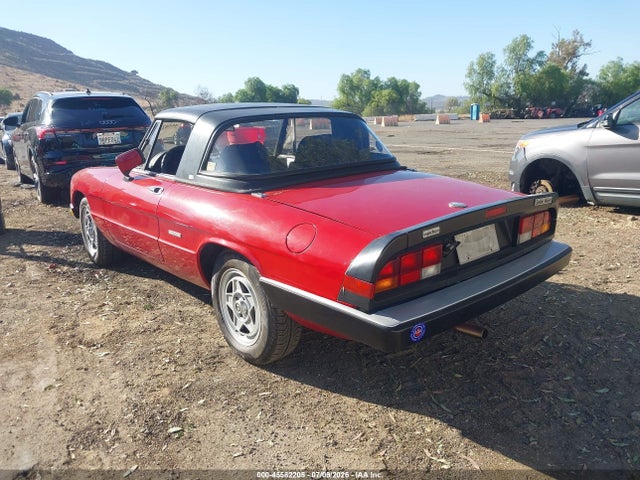 1986 Alfa Romeo Veloce 2000 Spider მანქანა იყიდება აუქციონზე, vin: ZARBA5410G1038294, აუქციონის ნომერი: 45582205