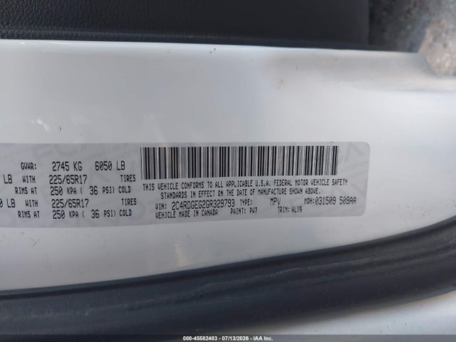 Aukcja sprzedaży 2016 Dodge Grand Caravan R/t, vin: 2C4RDGEG2GR329793, numer aukcji: 45582483
