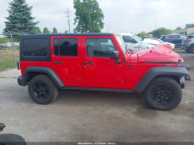 45582514 :رقم المزاد ، 1C4BJWDG2GL213959 vin ، 2016 Jeep Wrangler Unlimited Black Bear مزاد بيع