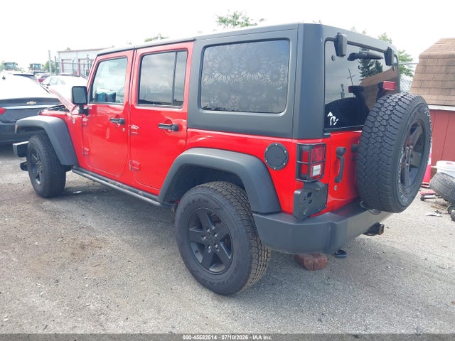 45582514 :رقم المزاد ، 1C4BJWDG2GL213959 vin ، 2016 Jeep Wrangler Unlimited Black Bear مزاد بيع