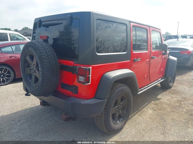 45582514 :رقم المزاد ، 1C4BJWDG2GL213959 vin ، 2016 Jeep Wrangler Unlimited Black Bear مزاد بيع