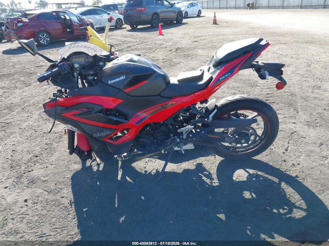 45582612 :رقم المزاد ، ML5EXGG15SDA59871 vin ، 2025 Kawasaki Ex500 مزاد بيع