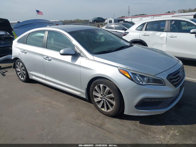 2016 Hyundai Sonata Sport მანქანა იყიდება აუქციონზე, vin: 5NPE34AF4GH424155, აუქციონის ნომერი: 45582707