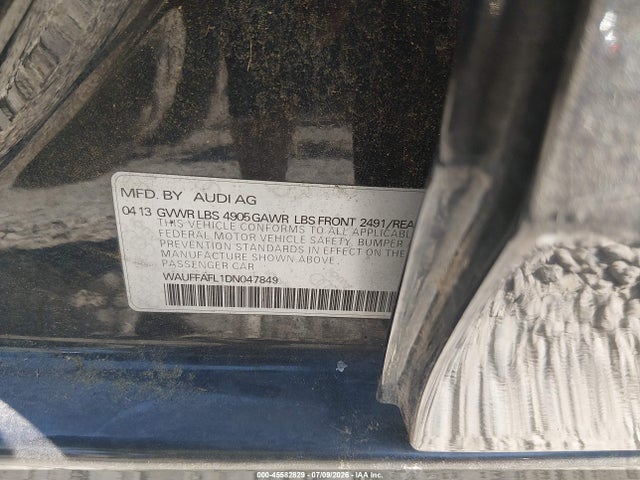 Продаж на аукціоні авто 2013 Audi A4 2.0t Premium, vin: WAUFFAFL1DN047849, номер лоту: 45582829