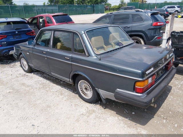 45582831 :رقم المزاد ، YV1AX8845K1372074 vin ، 1989 Volvo 244 Dl/gl مزاد بيع