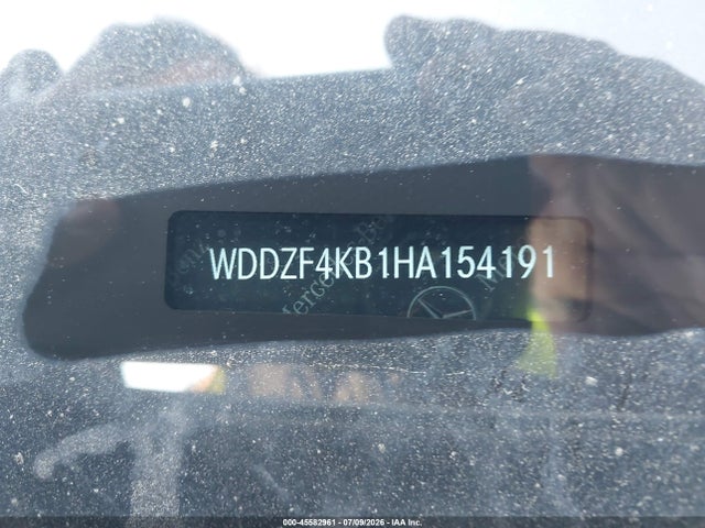 2017 Mercedes-benz E 300 4matic მანქანა იყიდება აუქციონზე, vin: WDDZF4KB1HA154191, აუქციონის ნომერი: 45582961
