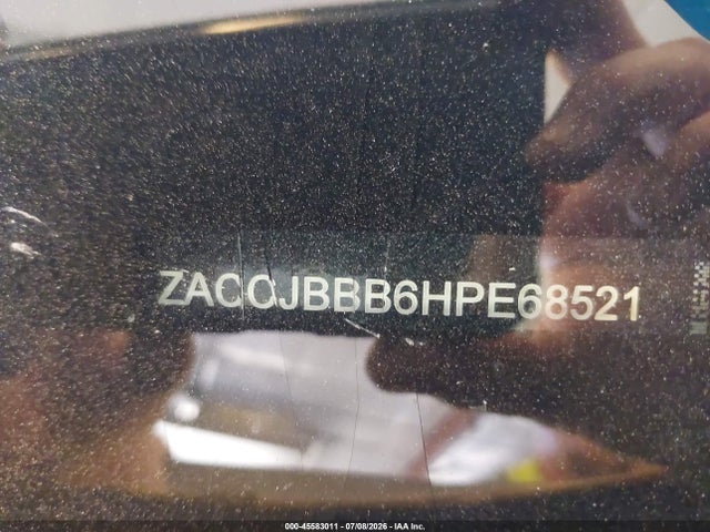 Продажа на аукционе авто 2017 Jeep Renegade Altitude, vin: ZACCJBBB6HPE68521, номер лота: 45583011