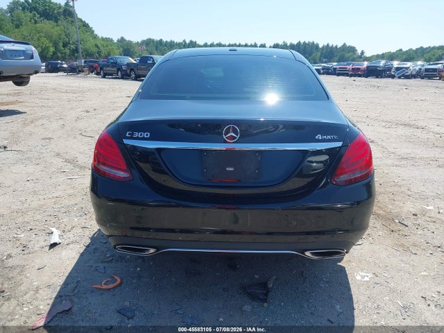 Auction sale of the 2015 Mercedes-benz C 300 4matic, vin: 55SWF4KB4FU012319, lot number: 45583105