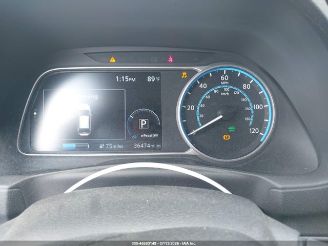 45583149 :رقم المزاد ، 1N4AZ1BV4MC556038 vin ، 2021 Nissan Leaf S 40 Kwh مزاد بيع