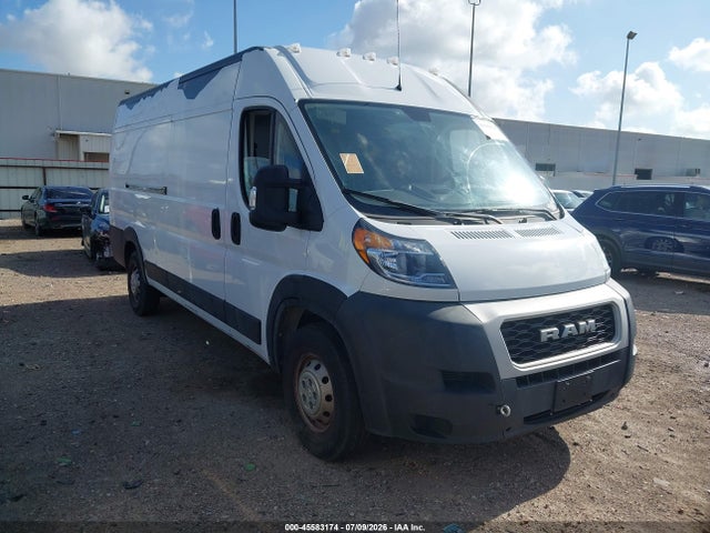 45583174 :رقم المزاد ، 3C6MRVJGXME558099 vin ، 2021 Ram Promaster 3500 Cargo Van High Roof 159 Wb Ext مزاد بيع