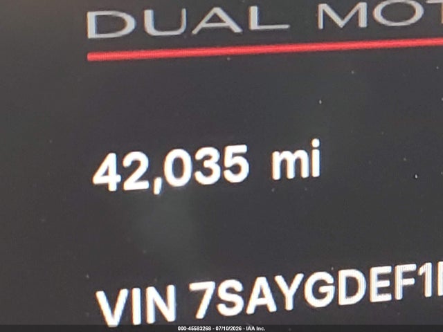 Aukcja sprzedaży 2022 Tesla Model Y Performance Dual Motor All-wheel Drive, vin: 7SAYGDEF1NF394655, numer aukcji: 45583268