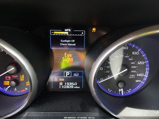45583343 :رقم المزاد ، 4S4BSANCXK3251696 vin ، 2019 Subaru Outback 2.5i Limited مزاد بيع