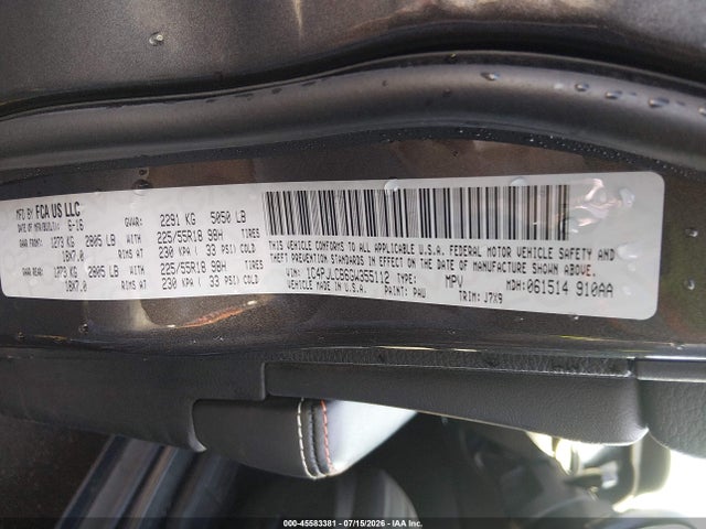 2016 Jeep Cherokee 75th Anniversary მანქანა იყიდება აუქციონზე, vin: 1C4PJLCB6GW355112, აუქციონის ნომერი: 45583381