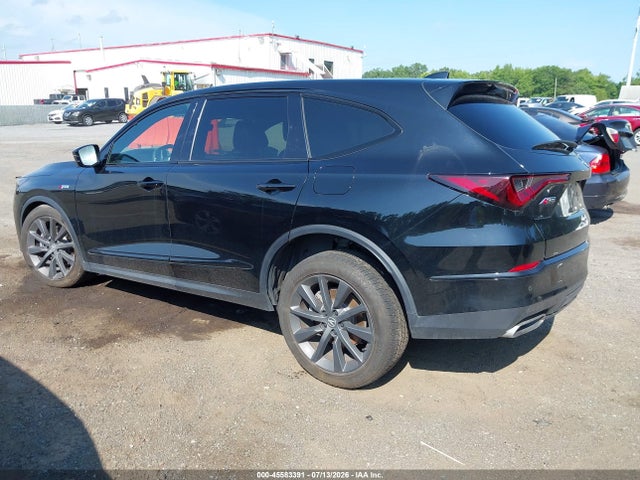 2025 Acura Mdx A-spec მანქანა იყიდება აუქციონზე, vin: 5J8YE1H08SL010986, აუქციონის ნომერი: 45583391