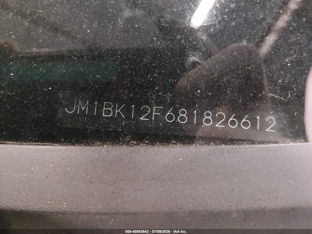 45583542 :رقم المزاد ، JM1BK12F681826612 vin ، 2008 Mazda Mazda3 I Sport مزاد بيع