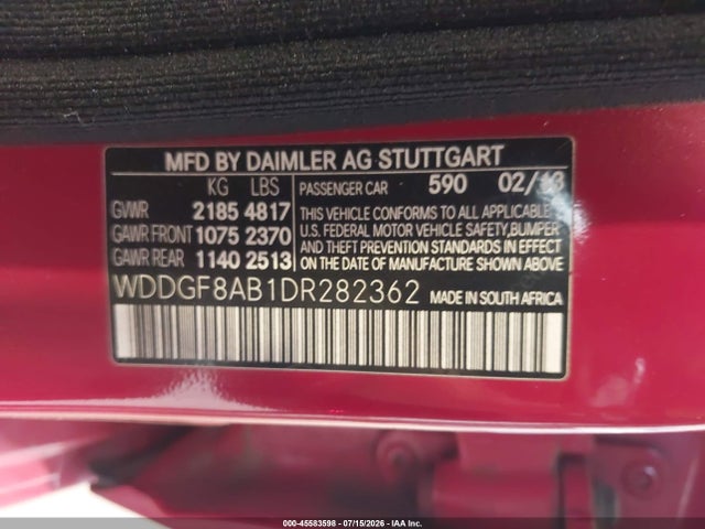 Продаж на аукціоні авто 2013 Mercedes-benz C 300 Sport 4matic, vin: WDDGF8AB1DR282362, номер лоту: 45583598