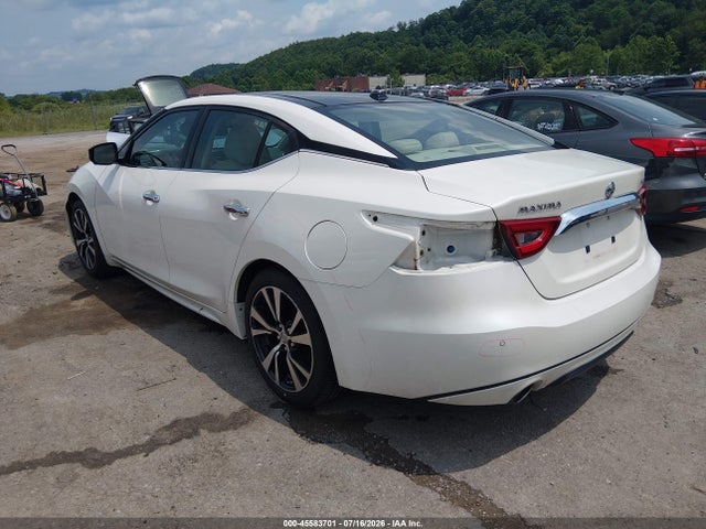 45583701 :رقم المزاد ، 1N4AA6AP9GC382771 vin ، 2016 Nissan Maxima 3.5 Platinum مزاد بيع