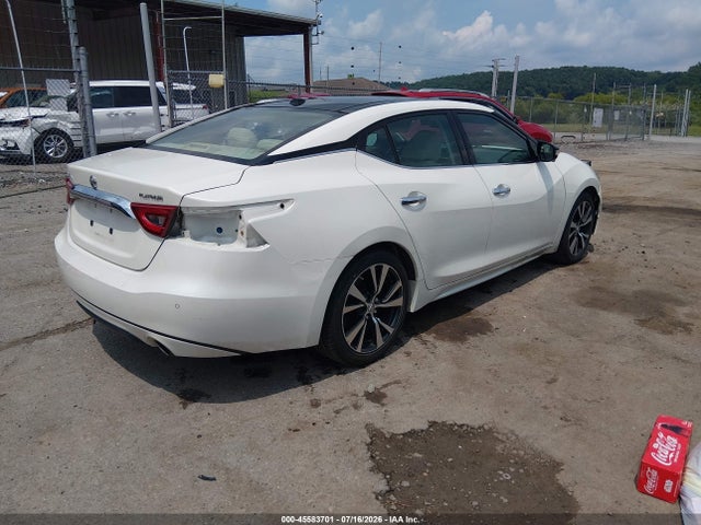 45583701 :رقم المزاد ، 1N4AA6AP9GC382771 vin ، 2016 Nissan Maxima 3.5 Platinum مزاد بيع